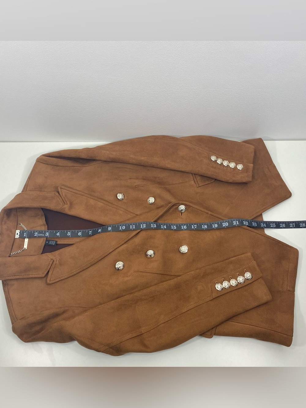 White House Black Market Whisky Double-Breasted Studio Blazer Suit Jacket 6 - Picture 12 of 15
